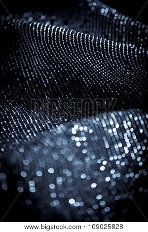Draped Lurex Fabric