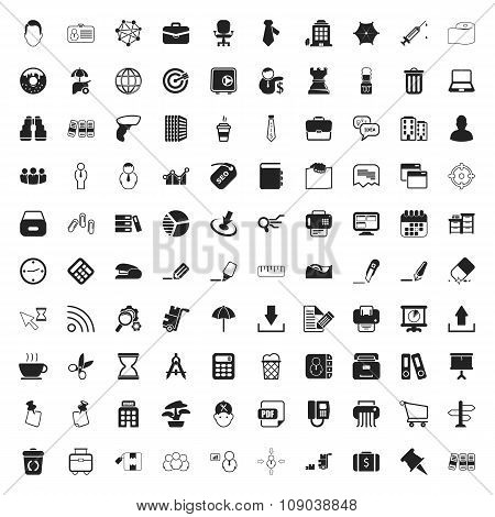 Office 100  Icons Set For Web