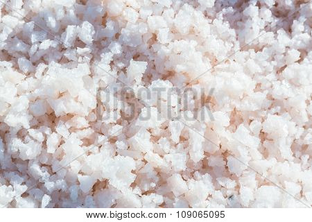 Caribbean Sea Pink Salt Background