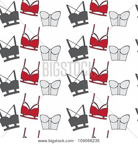 Vintage Lingerie Seamless Pattern