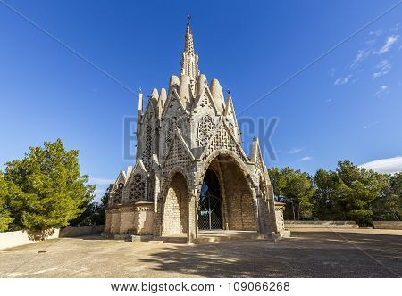 Sanctuary Of Montserrat In Montferri, Tarragona, Catalonia.