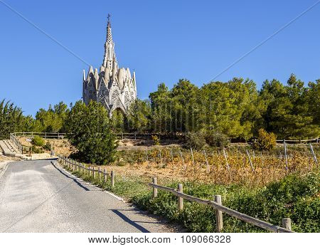 Sanctuary Of Montserrat In Montferri, Tarragona, Catalonia.