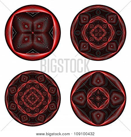 A Set Of Design Circle Elements