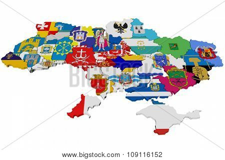 3D model of Ukraine