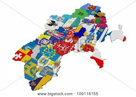 3D model of Ukraine