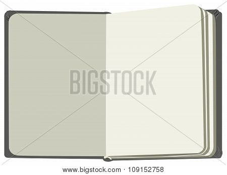 Open book first flyleaf