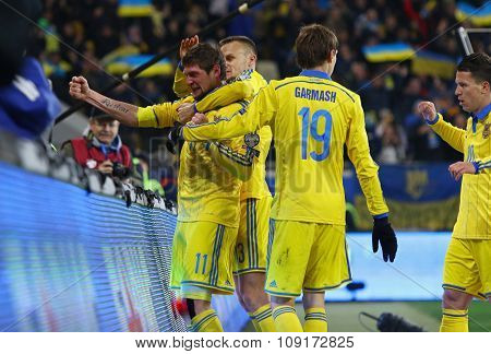 Uefa Euro 2016 Play-off Game Ukraine Vs Slovenia
