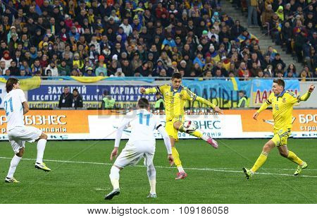 Uefa Euro 2016 Play-off Game Ukraine Vs Slovenia
