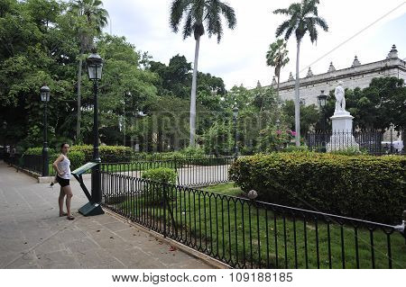 Old Havana Architecture In Cuba.