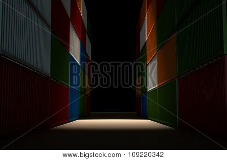 Shipping Container Corriidor