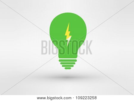 An Attractive Green Energy Vector Logo Symbol.