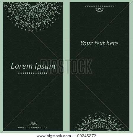 The form of the text. Invitation, card.