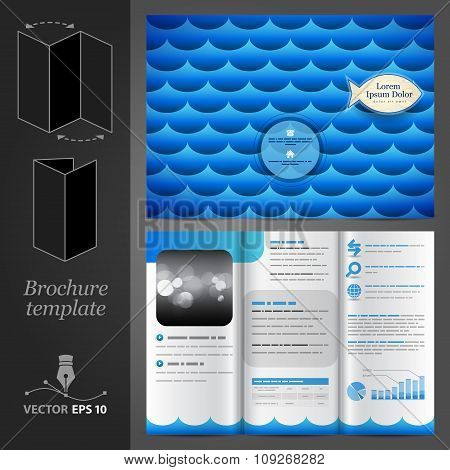 Sea Brochure Template Design