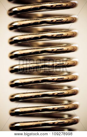 metal springs detail