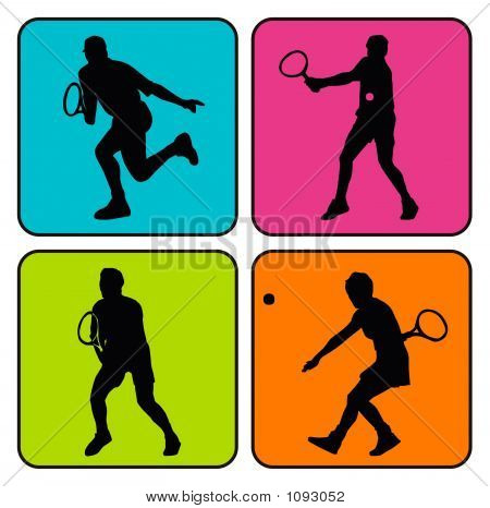 4 Siluetas de tenis