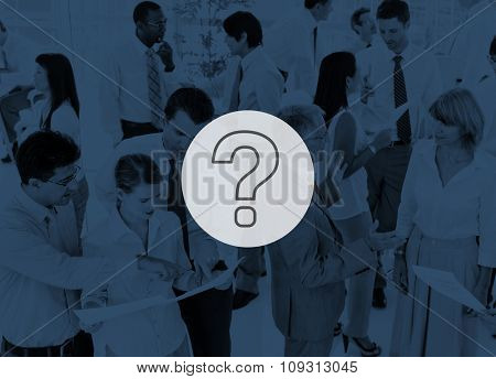 Question Mark Icon Solving Problem Solution Concept