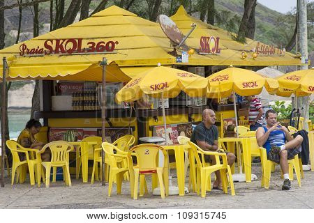Skol Beach Bar In Rio