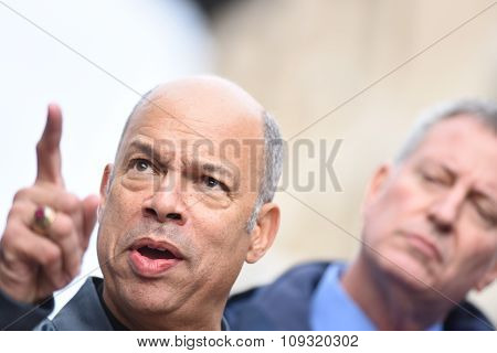 Homeland security director Johnson