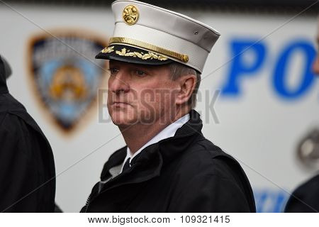 NYPD chief James Leonard