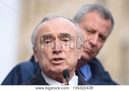 Commissioner Bratton at press conference