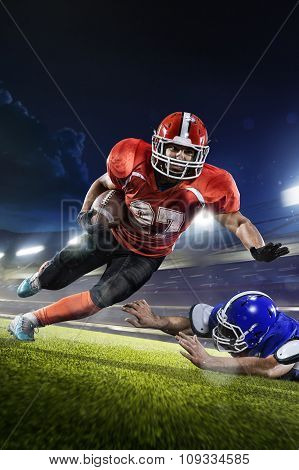 american football players in action on grand arena