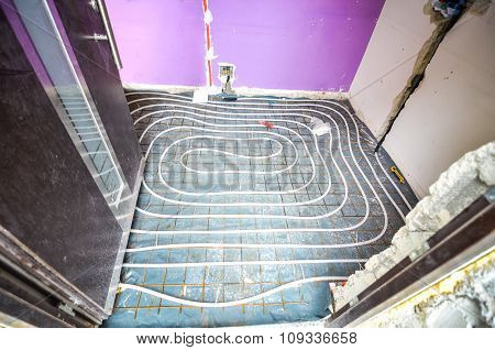Floor Heating Instalation
