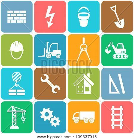 Vector Abstract Construction Icons
