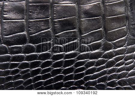Black leather