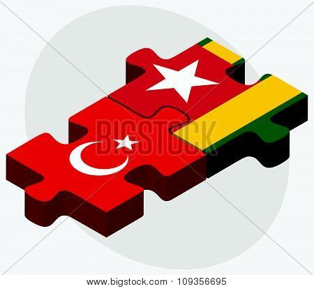 Turkey And Togo Flags