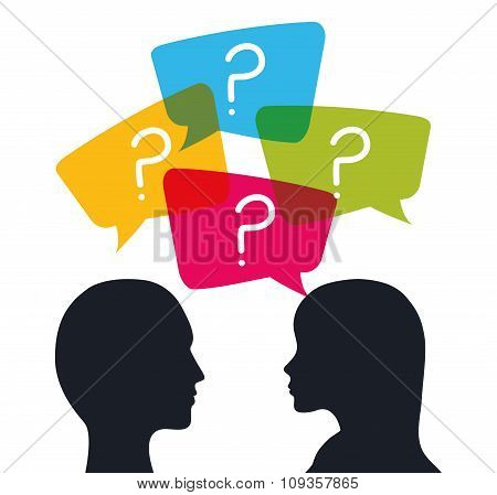 Question mark and solutions