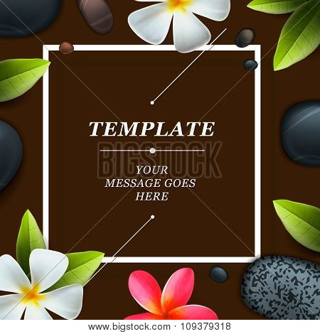 Health and beauty template, spa concept