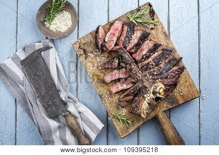 Dry Aged Barbecue T-Bone Streak