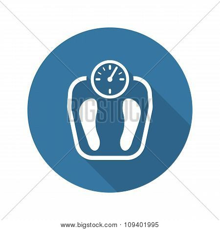 Weight Management Icon. Flat Design.