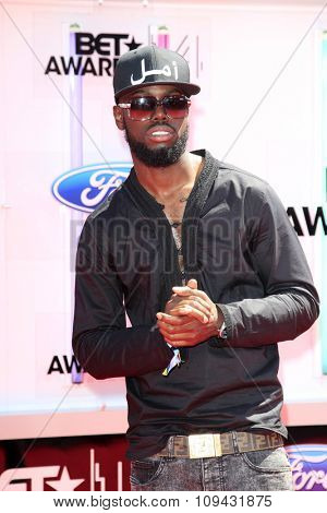 LOS ANGELES - JUN 29:  Ghetts at the 2014 BET Awards - Arrivals at the Nokia Theater at LA Live on June 29, 2014 in Los Angeles, CA