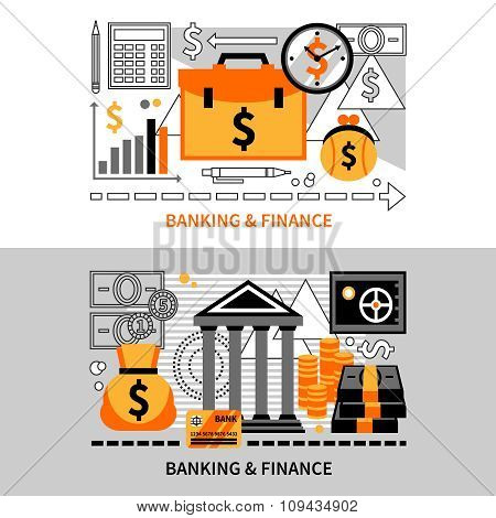Finance Horizontal Banners