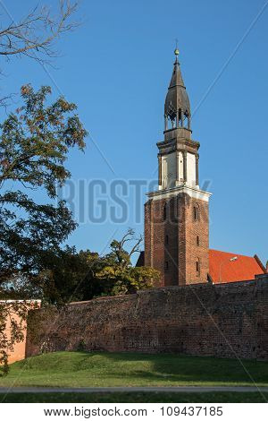 Olesnica, the Orthodox Church in autumn