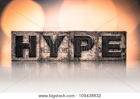 Hype Concept Vintage Letterpress Type