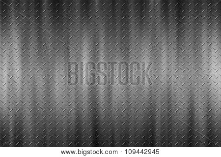 Seamless Black Metal Background.