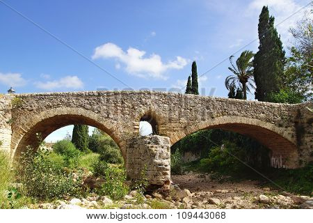Roman Bridge In Pollenca. Mallorca, Spain