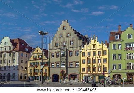 Arnulf's Square In Regensburg, Germany
