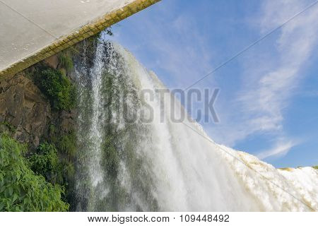 Devil Throat Waterfalls View From Brazilian Border