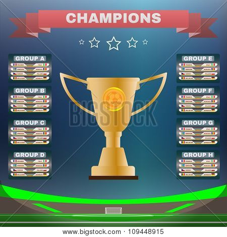 Champions Groups And Teams Template