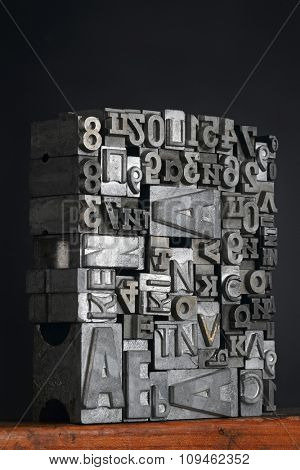 lead letters typeset