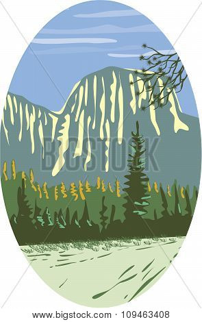 El Capitan Granite Monolith Oval Wpa