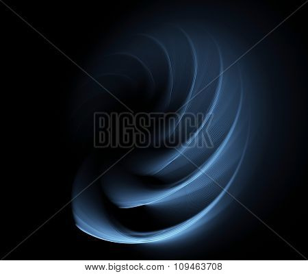 Abstract Fractal Blue Waves ??????????? ??????? ? ???????