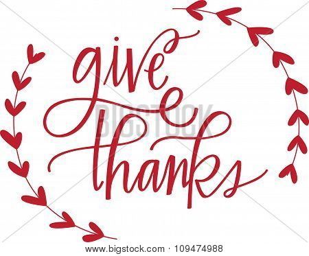 Give Thanks