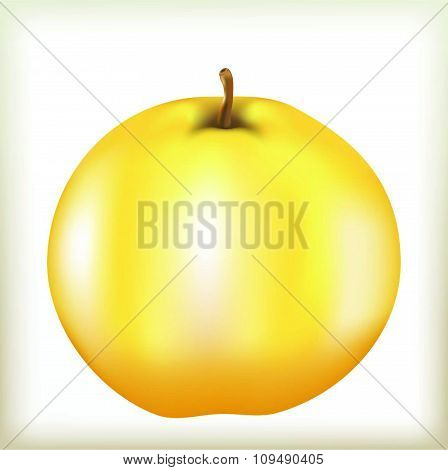 apple of yellow