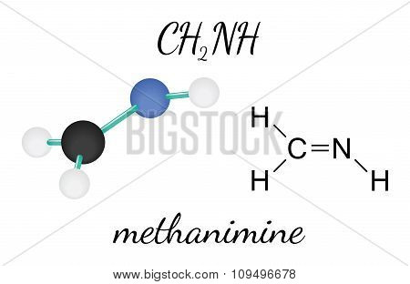 CH2NH methanimine molecule