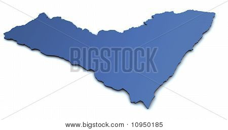 Alagoas - Brezilya Haritası