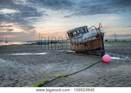 Dusk At Instow In Devon